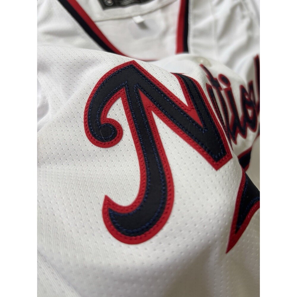Nike Washington Nationals Youth Small Home White Jersey Small MLB 15 FARMER Nats - Picture 11 of 11